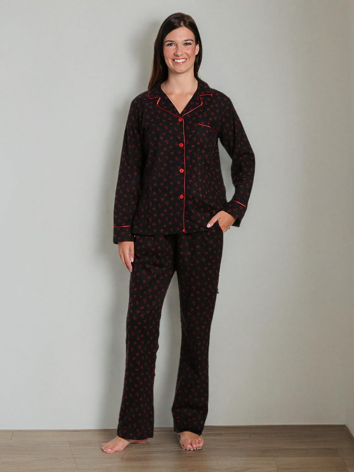 Women'S Flannel Pajamas - 2Pc Winter Pajama Set