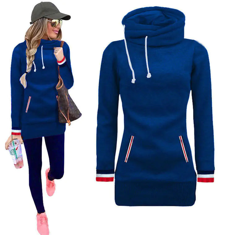 Hooded Fleece Sweatshirt for Fall and Winter