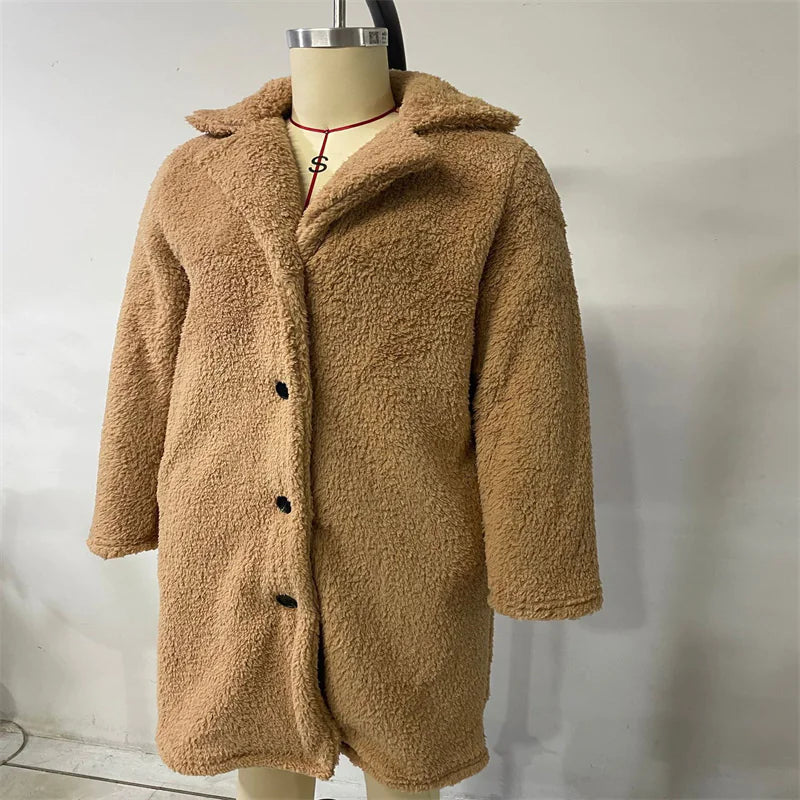 Women's Coat Lamb Wool
