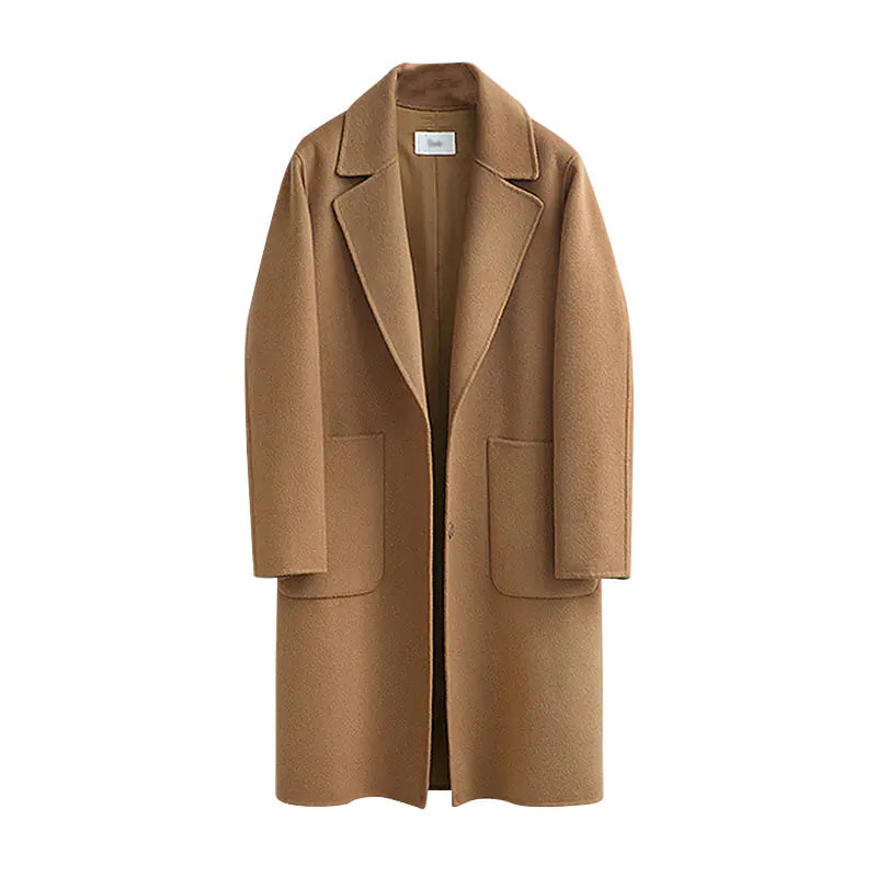 Women's Heavy Woolen Overcoat