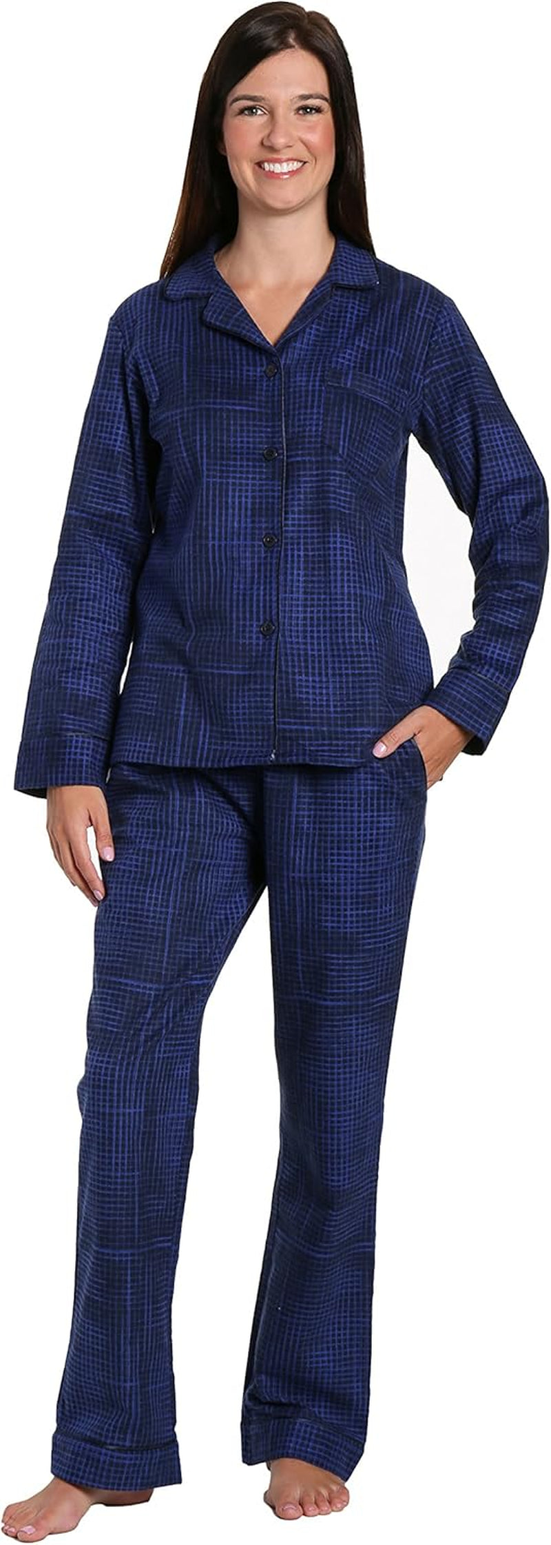 Women'S Flannel Pajamas - 2Pc Winter Pajama Set