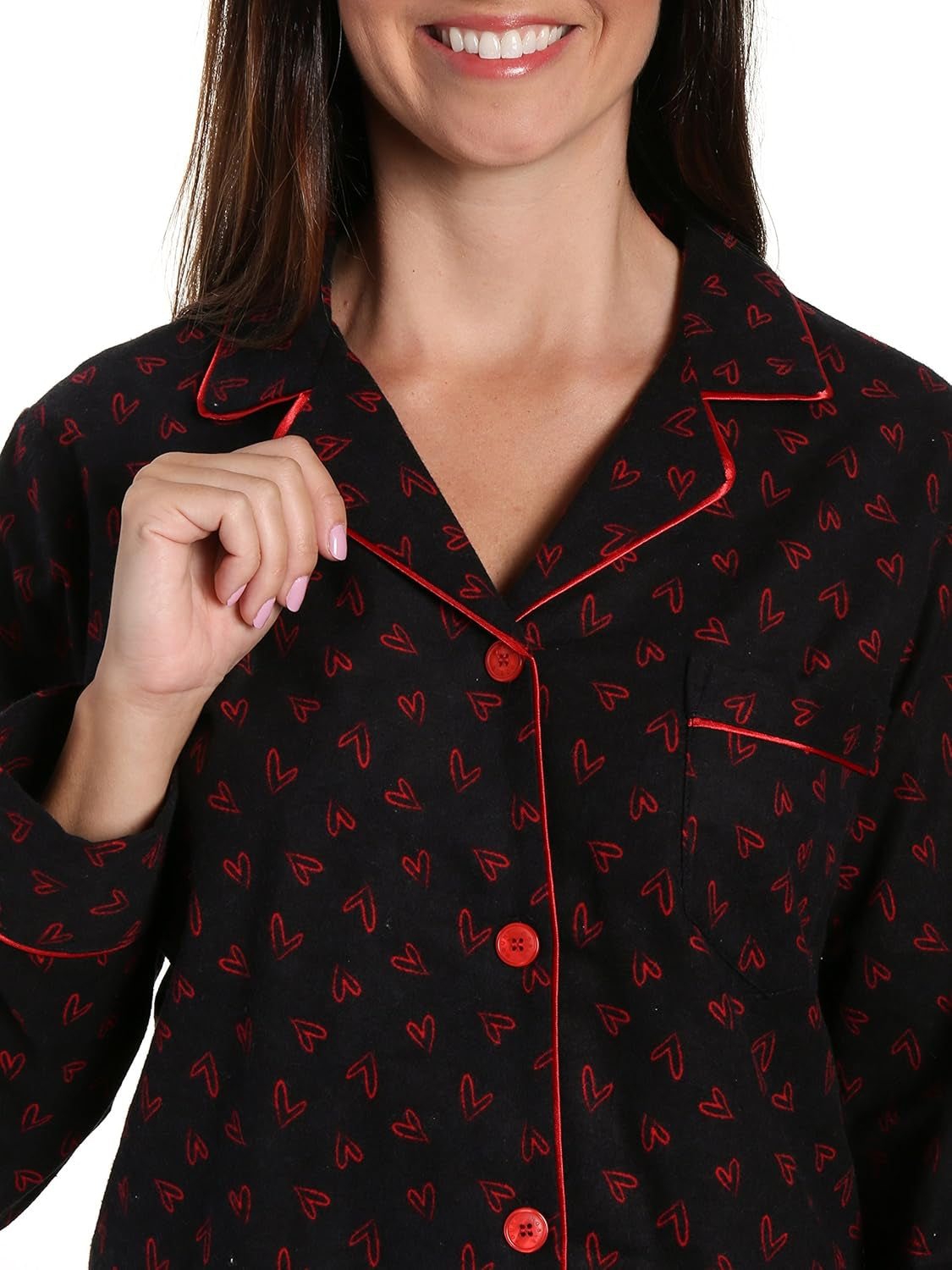 Women'S Flannel Pajamas - 2Pc Winter Pajama Set