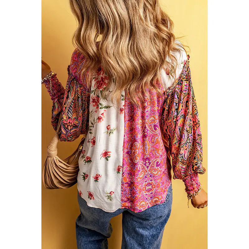 Fashion Floral Print Shirt for Women - Fall 2024 Collection