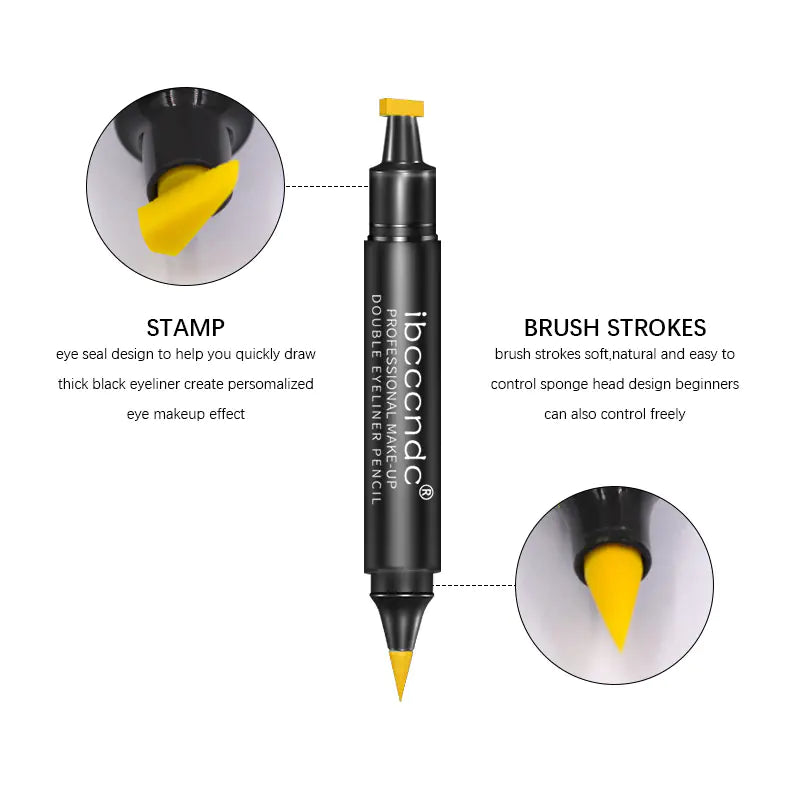 Waterproof Dual-Ended Eyeliner and Brow Pencil