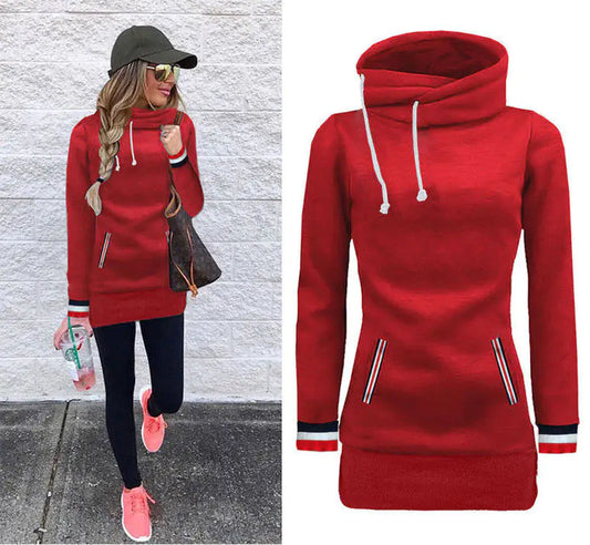 Hooded Fleece Sweatshirt for Fall and Winter