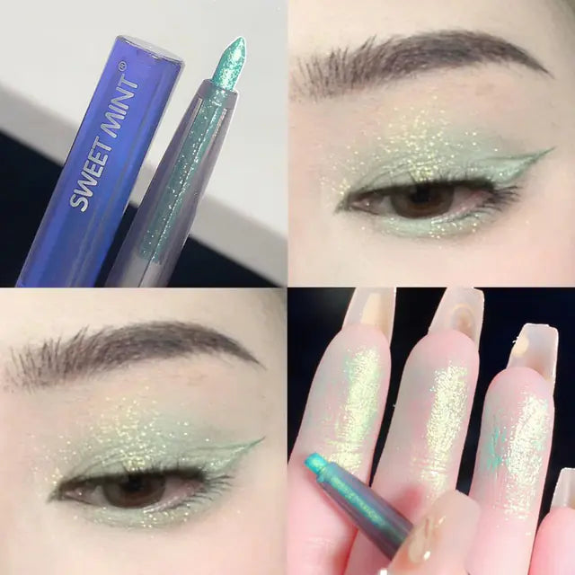 Shiny Chameleon Eyeliner Pencil - Glitter Waterproof Makeup
