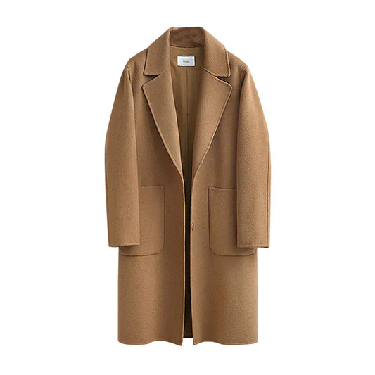 Women's Heavy Woolen Overcoat