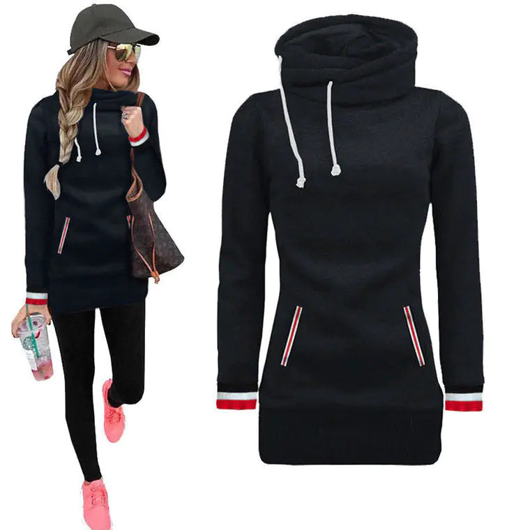 Hooded Fleece Sweatshirt for Fall and Winter