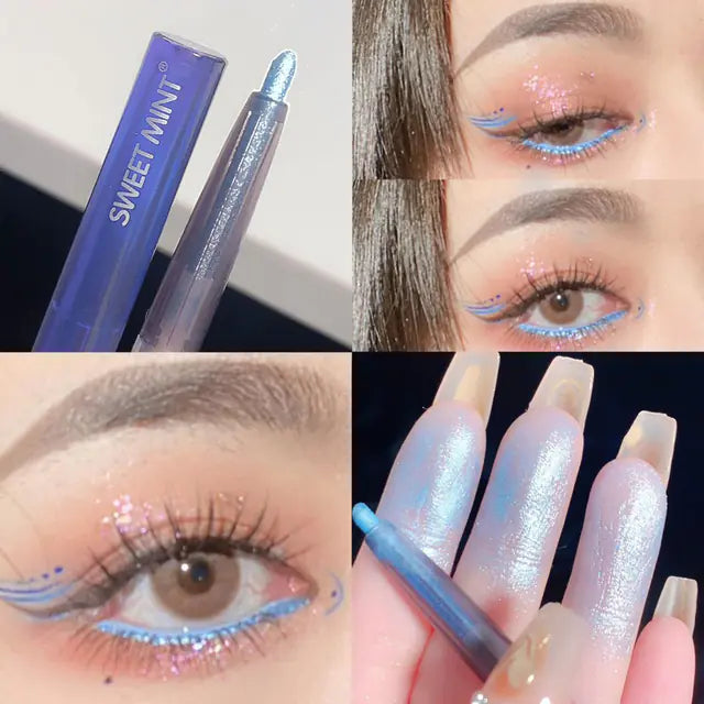 Shiny Chameleon Eyeliner Pencil - Glitter Waterproof Makeup